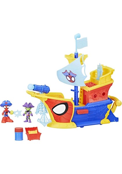 G0666 Spidey ve Inanılmaz Arkadaşları Webs Ahoy Bubble Ship +3 Yaş