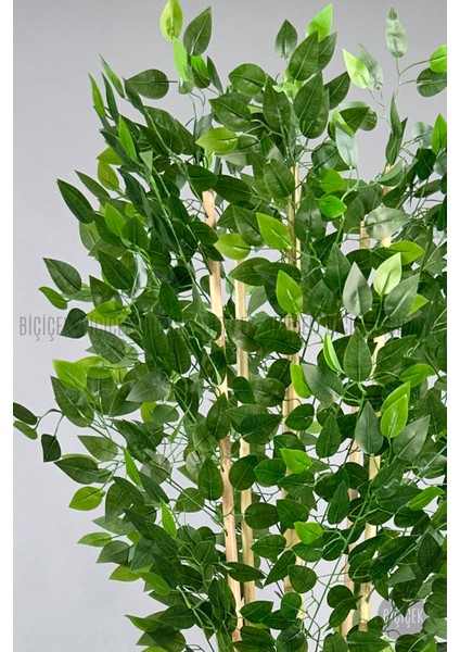 Yapay Benjamin Ağacı 170CM Gümüş Metal Saksıda modelleri