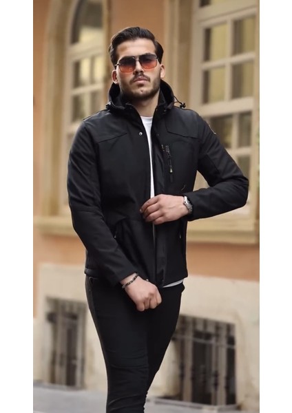 Su ve Rüzgar Geçirmez Kürklü Softshell Erkek Mont modelleri
