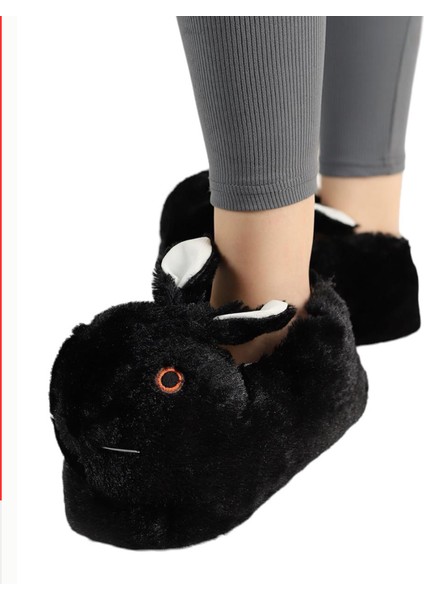 Mece Spor Panduf Peluş Tavşanlı Panduf Kışlık Ev Ayakkabısı (Hediyelik)
