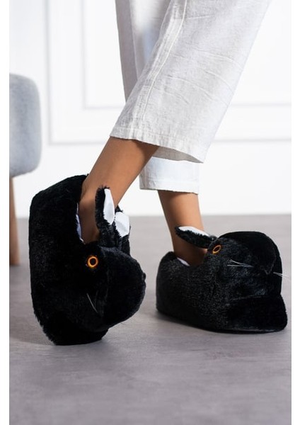 Mece Spor Panduf Peluş Tavşanlı Panduf Kışlık Ev Ayakkabısı (Hediyelik) modelleri