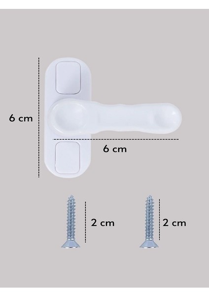 Pvc Pimapen Pencere Cam Balkon Kapısı Güvenli Emniyet Kilidi