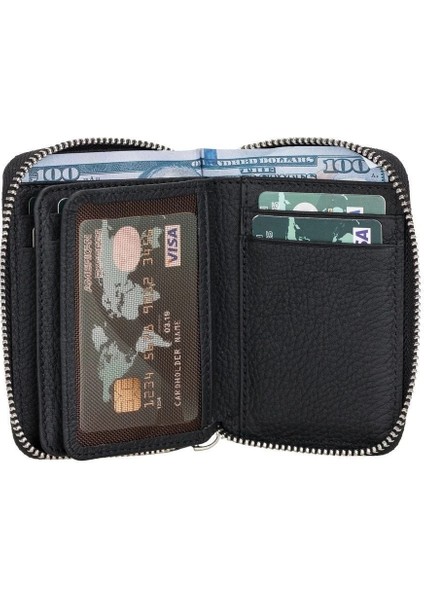 Elvis Deri Erkek Cüzdan FL01 Siyah indirimleri