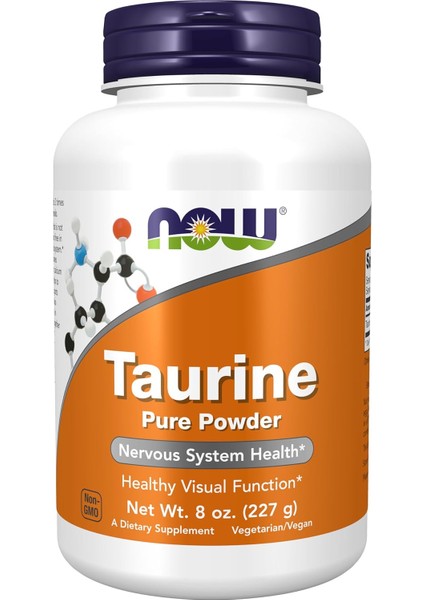 Taurine Pure Powder Nervous System Health Amino Acid 1000 Mg 227 Gram