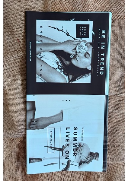 Mavi Siyah Be In Trend Yazılı Desenli Çiçek Ambalaj Kağıdı – 5’li Paket indirimleri