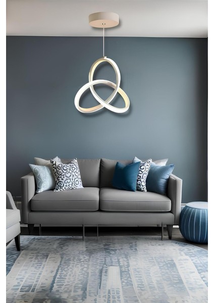 Alexis White Tek Renk Modern Sarkıt LED Avize fırsatları