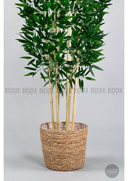 Yapay Bambu Ağacı 170CM Hasır Bohem1 Saksıda fiyatları