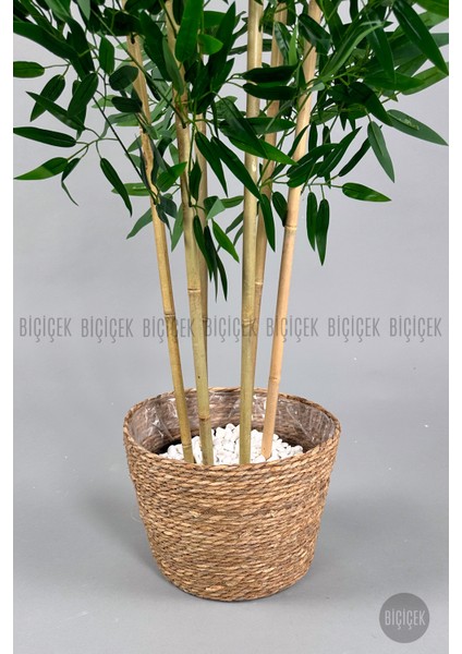 Yapay Bambu Ağacı 170CM Hasır Bohem1 Saksıda fırsatları