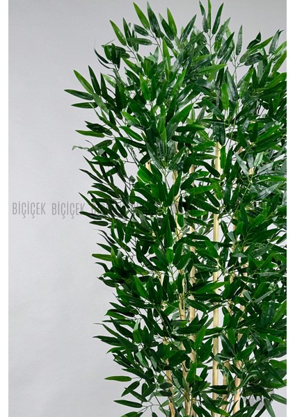 Yapay Bambu Ağacı 170CM Hasır Bohem1 Saksıda