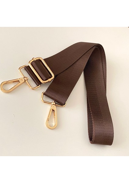 Hasır Görünüm Polyester Dokuma Freebag Koyu Kahve 135* *3,8 cm Çanta Sapı 1111 fiyatları