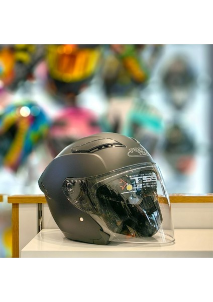 Proyou Yazlık Vizörlü Motosiklet Kaskı Mat Siyah fiyatları