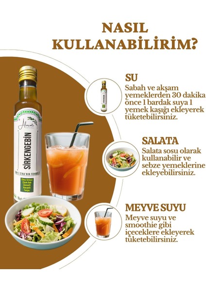Sirkengebin Prebiyotik Sirkesi Ibn-I Sina'nın Formülü 250 ml modelleri