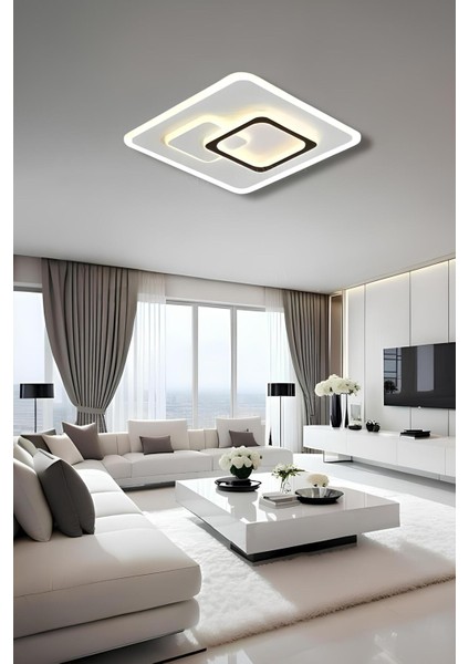 Karo White 3 Renk Modern Plafonyer LED Avize modelleri
