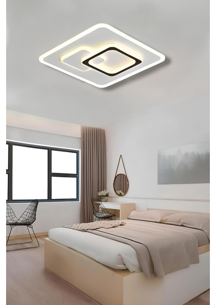 Karo White 3 Renk Modern Plafonyer LED Avize fırsatları