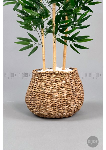 Yapay Bambu Ağacı 140CM Hasır Geoit Saksıda fiyatları