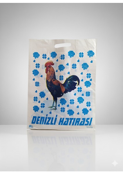 35X45 (Hışır) - 3 No Baskılı Takviyeli Poşet