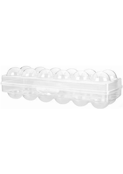 12LI Şeffaf Kapaklı Kilitli Yumurta Saklama Kabı Kutusu Aparatı