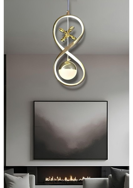 Sand Gold 3 Renk Modern Sarkıt LED Avize