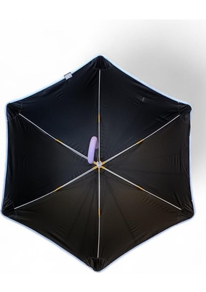 Kız Çocuk Baston Şemsiye Reflektörlü Karakter Desenli Boyu 70 cm Çapı 80 cm 6 Telli Isim Etiketli modelleri
