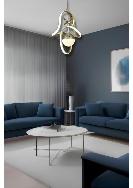 Noel Gold 3 Renk Modern Sarkıt LED Avize fiyatları