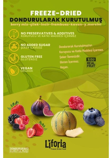 6’lı Dondurulmuş Meyve - Sağlıklı Atıştırmalık - Çilek Kavun Frambuaz Berry Mix Incir Yaban Mersini fiyatları