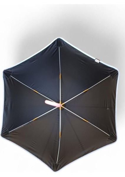 Kız Çocuk Baston Şemsiye Reflektörlü Karakter Desenli Boyu 70 cm Çapı 80 cm 6 Telli Isim Etiketli modelleri