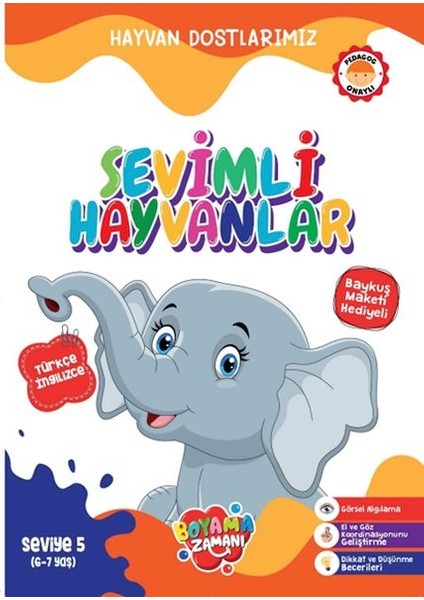 Hayvan Dostlarımız - Sevimli Hayvanlar Seviye 5 (6-7 Yaş)