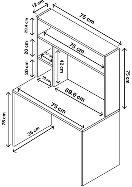 Çalışma Masası - Çam -75*45 indirimleri
