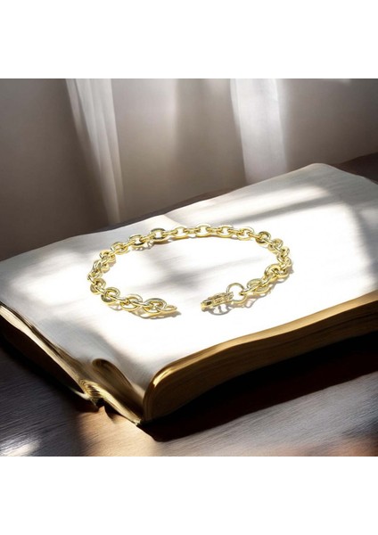 Mariner Sarı Çelik Zincir Bileklik 1.6mm modelleri