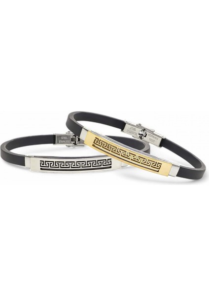 Desenli Çelik Bileklik