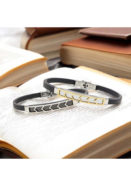Desenli Çelik Bileklik