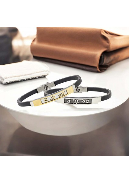 Galaksi Yıldızlar Desenli Çelik Bileklik fırsatları