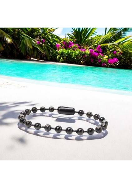 6mm Çelik Top Zincir Bileklik modelleri