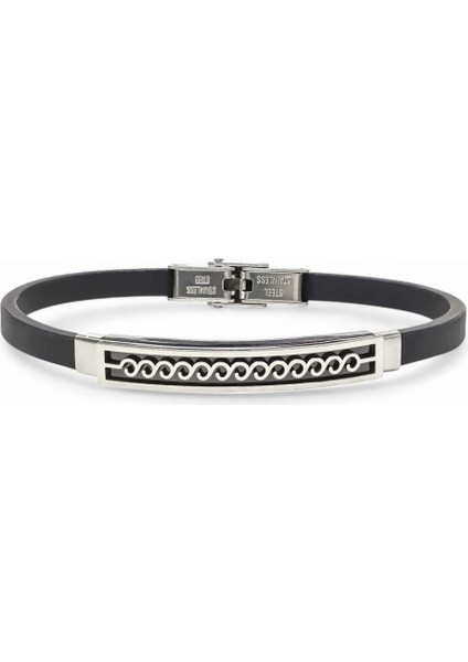 Deniz Dalgası Desenli Çelik Bileklik modelleri