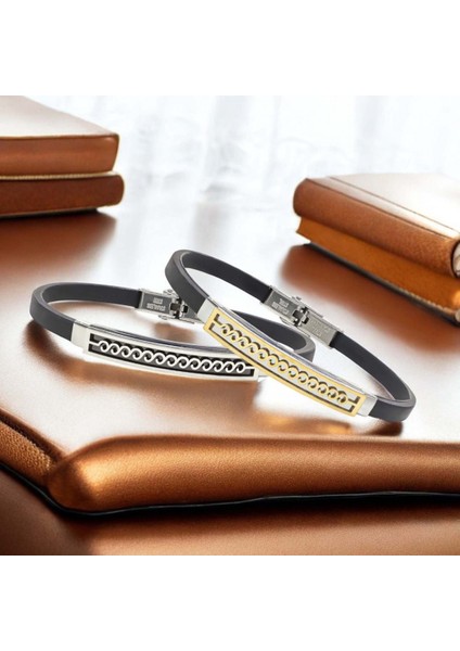 Deniz Dalgası Desenli Çelik Bileklik indirimleri