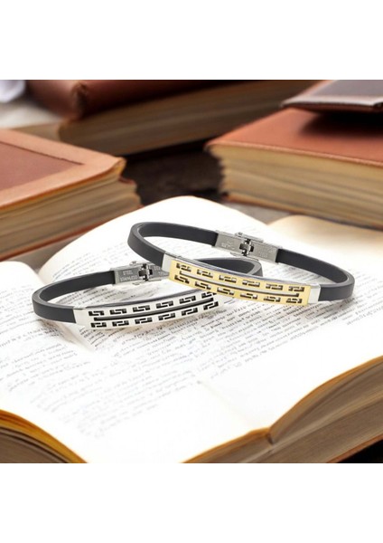 Desenli Çelik Bileklik