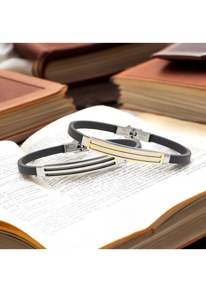 Desenli Çelik Bileklik