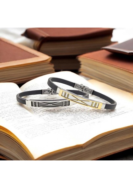 Desenli Çelik Bileklik