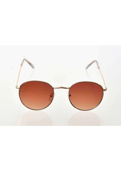 Litaetrend Sarı Metal Çerçeve Güneş Gözlüğü - Moda Gözlük