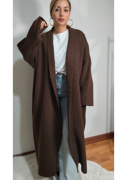 Kalın Uzun Hırka Oversize Büyük Beden Uyumlu