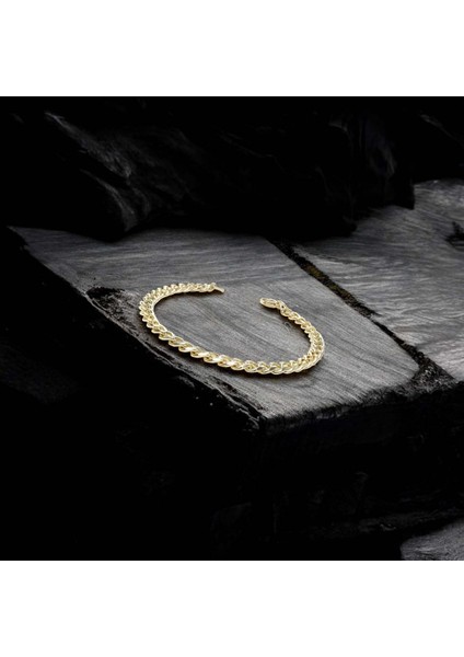 Yassı Mariner Sarı Çelik Zincir Bileklik 1.6X6MM fırsatları