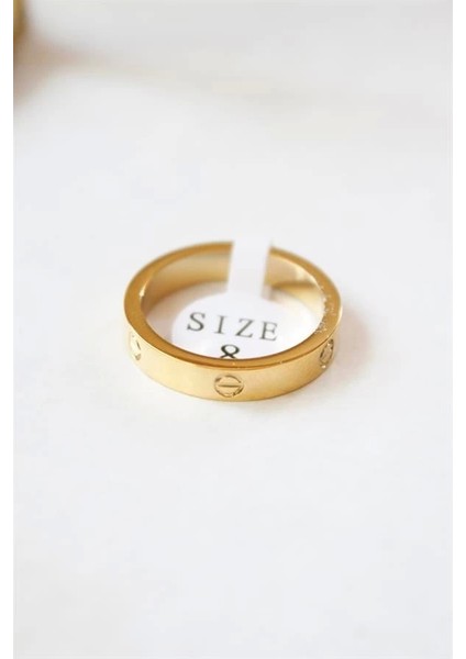 Litaetrend 6'lı Crt Model Ince Alyans Yüzük Seti - Altın