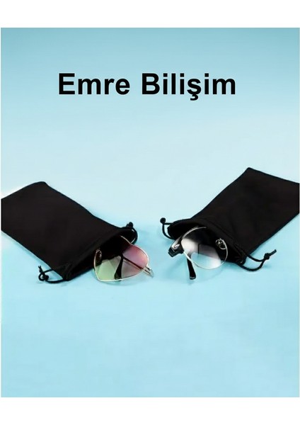 Mikrofiber Gözlük Kesesi Bağcıklı Kapatma ile Dayanıklı Dokuma Gözlük Leri Korur 2 -Adet fiyatları