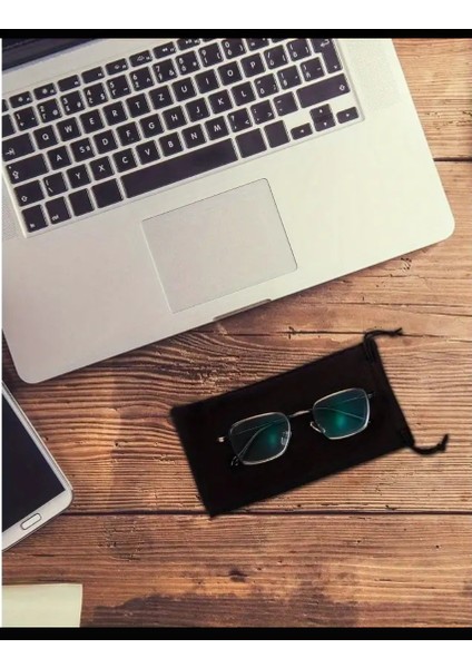 Mikrofiber Gözlük Kesesi Bağcıklı Kapatma ile Dayanıklı Dokuma Gözlük Leri Korur 2 -Adet indirimleri