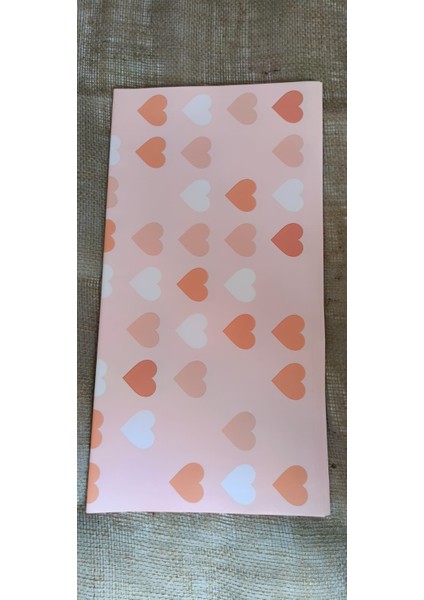 Pembe Kalpli Çiçek Ambalaj Kağıdı 5’li – Romantik ve Şık Tasarım fırsatları