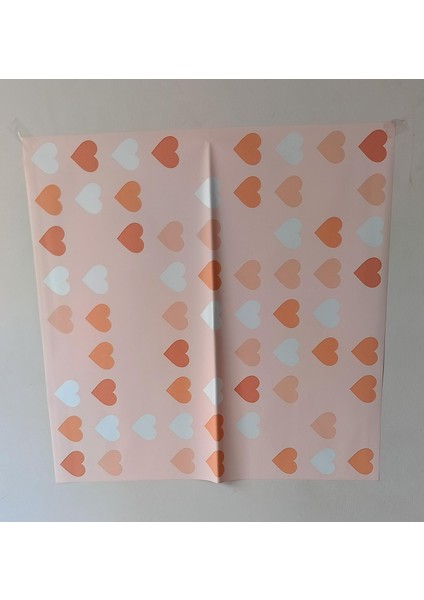 Pembe Kalpli Çiçek Ambalaj Kağıdı 5’li – Romantik ve Şık Tasarım indirimleri