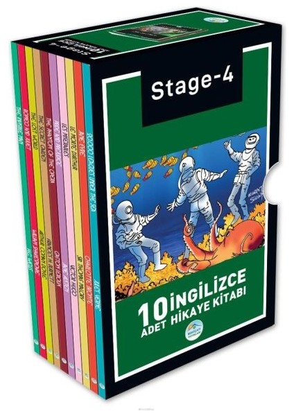 Stage 4 Ingilizce Hikaye Seti - 10 Kitap Takım