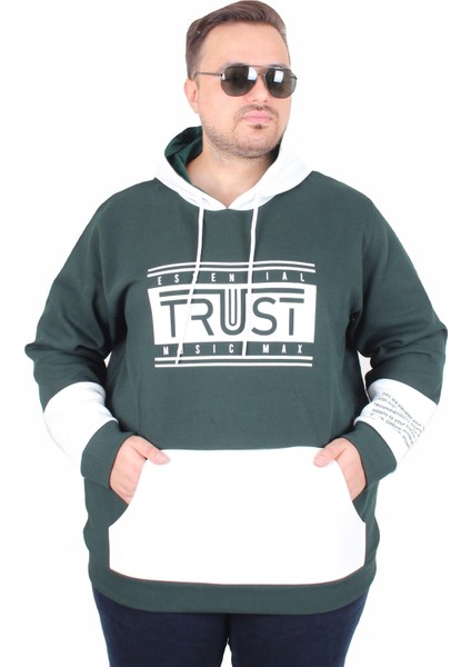 Büyük Beden Kapüşonlu Sweat Double Face Trust 25701 Neftı fiyatları