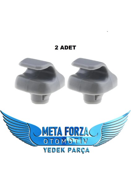 Honda Civic Vtec Fd6 Fb7 Crv Jazz City Uyumlu Güneşlik Ayağı Güneşlik Klips Tırnağı Gri - 2 Adet