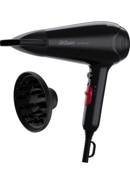 Hairstar Saç Kurutma Makinesi - Siyah - AR5113 fırsatları